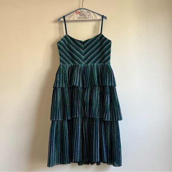 Dress the Population Kathy Dress in Electric Blue Multi - Picture 13 of 17